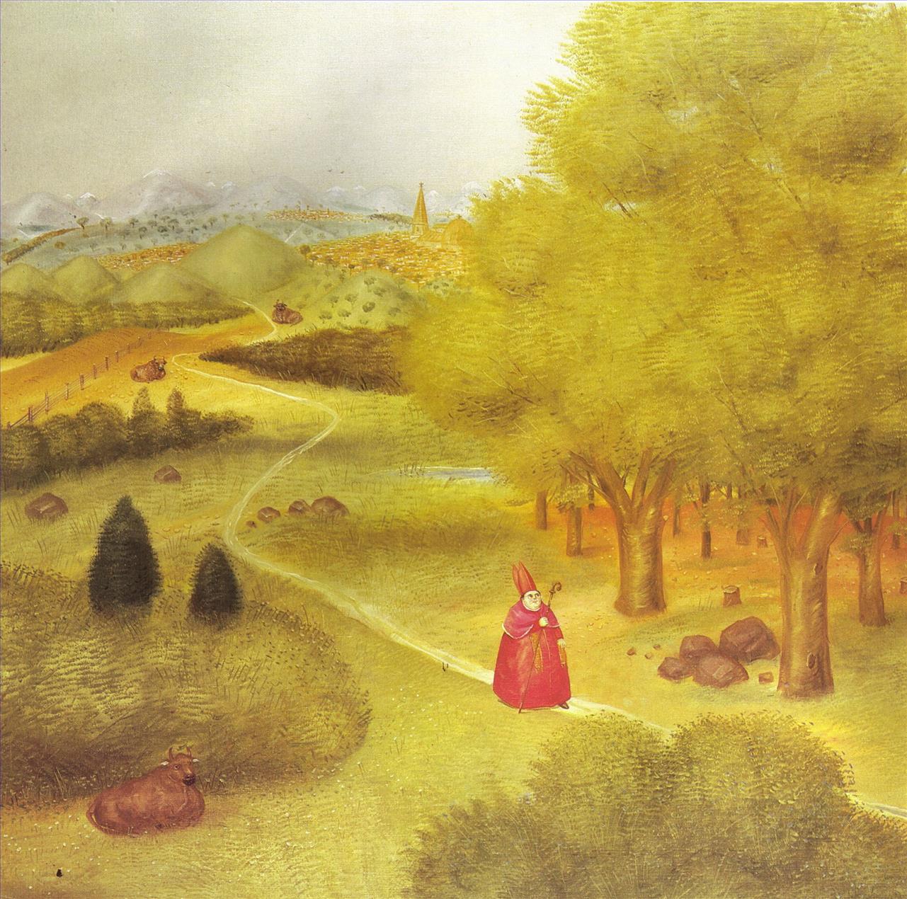Excursion to the Ecumenical Cioncile Fernando Botero Oil Paintings